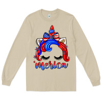 Mushroom 4th of july 'merica unicorn Long Sleeve Tee - Zillion Design Studio