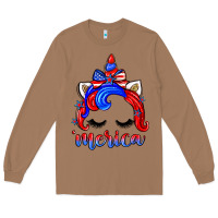 Toasted Coconut 4th of july 'merica unicorn Long Sleeve Tee - Zillion Design Studio