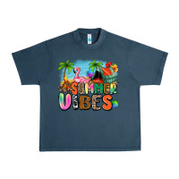 Midnight Navy summer vibes camp Urban Heavy Tee - Zillion Design Studio