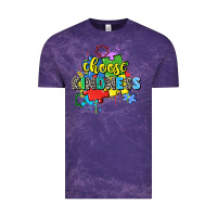 Cloud Purple choose kindness Vintage Tee - Zillion Design Studio