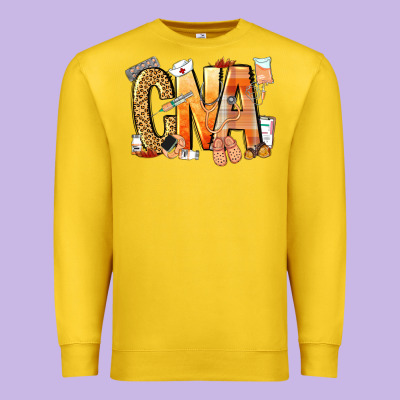 Cna Certified Nursing Assistant Nurse Premium Sweatshirt Designed By Nancycooperartshop