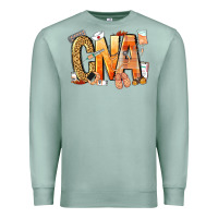 Seafoam cna certified nursing assistant nurse Premium Sweatshirt - NancyCooperArtShop