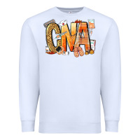 White cna certified nursing assistant nurse Premium Sweatshirt - NancyCooperArtShop