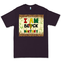 Plum i am black history Premium Tee - Artiststas