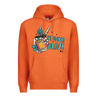 Carrot staying alive Premium Hoodie - MaliasSmallBusiness