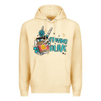 Pina Colada staying alive Premium Hoodie - MaliasSmallBusiness