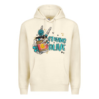 Sandshell staying alive Premium Hoodie - MaliasSmallBusiness