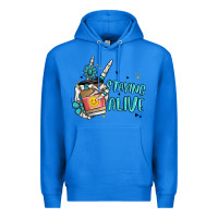 True Royal staying alive Premium Hoodie - MaliasSmallBusiness