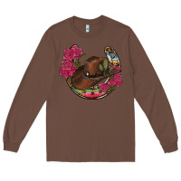 Chestnut western serape horseshoe Long Sleeve Tee - RanaPortraitStore