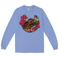 Colony Blue western serape horseshoe Long Sleeve Tee - RanaPortraitStore