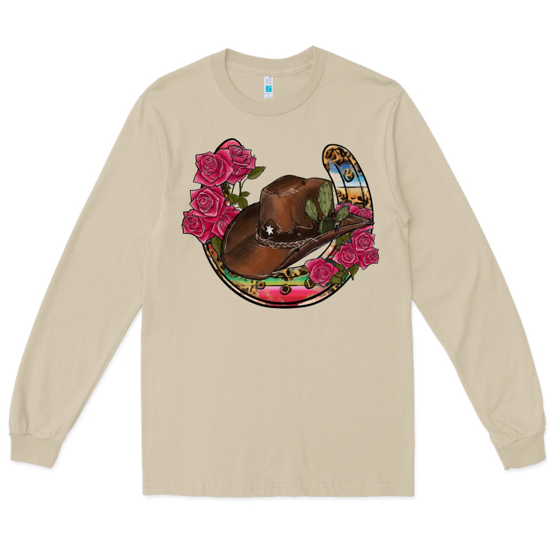 Western Serape Horseshoe Long Sleeve Tee by RanaPortraitStore | Teevron