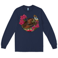 Navy western serape horseshoe Long Sleeve Tee - RanaPortraitStore