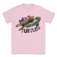 Bubblegum Pink just a girl who loves turtles Classic Tee - SublimationCraftShop
