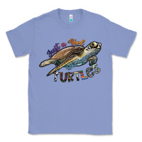 Colony Blue just a girl who loves turtles Classic Tee - SublimationCraftShop