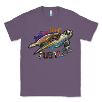 Lavender just a girl who loves turtles Classic Tee - SublimationCraftShop