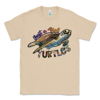 Mushroom just a girl who loves turtles Classic Tee - SublimationCraftShop