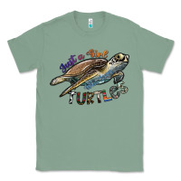 Sage just a girl who loves turtles Classic Tee - SublimationCraftShop