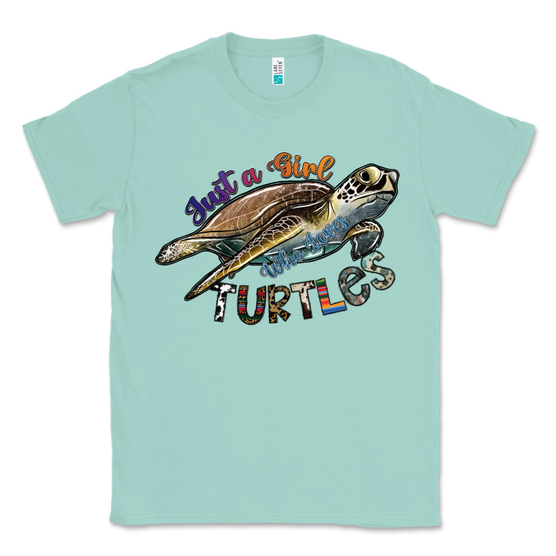 Just A Girl Who Loves Turtles Classic Tee by SublimationCraftShop | Teevron