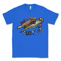 True Royal just a girl who loves turtles Classic Tee - SublimationCraftShop