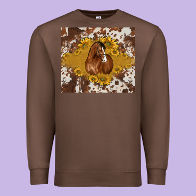 Horse Premium Sweatshirt Designed By Barkaloodesign