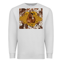 Dove Grey horse Premium Sweatshirt - BarkalooDesign