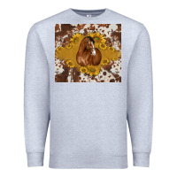 Heather Grey horse Premium Sweatshirt - BarkalooDesign