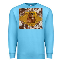 Ocean Blue horse Premium Sweatshirt - BarkalooDesign
