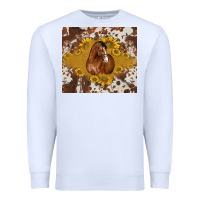 White horse Premium Sweatshirt - BarkalooDesign