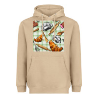 Mushroom chef tools seamless pattern Heavyweight Hoodie - BundleAndBundleShop