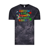 Cloud Black autism is not a disability its a different ability Vintage Tee - Zillion Design Studio