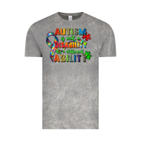 Cloud Rock autism is not a disability its a different ability Vintage Tee - Zillion Design Studio