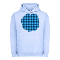 Pigment Grape Ice Winter Tartan Patch Urban Hoodie - BundleAndBundleShop