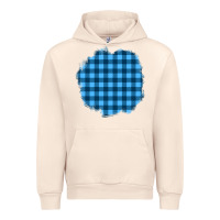 Sandshell Winter Tartan Patch Urban Hoodie - BundleAndBundleShop