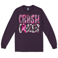 Plum Crush Cancer Long Sleeve Tee - texasbilliewilder