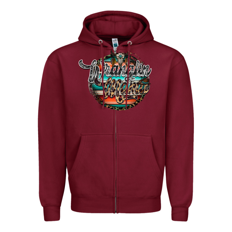 Wranglinn Mama Zipper Hoodie by RacoonDesign | Teevron