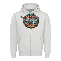 Dove Grey wranglinn mama Zipper Hoodie - RacoonDesign