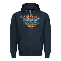 Navy wranglinn mama Zipper Hoodie - RacoonDesign