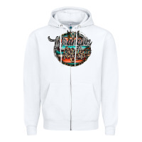 White wranglinn mama Zipper Hoodie - RacoonDesign