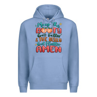 Colony Blue may the booty get fatter & the belly Premium Hoodie - MaliasSmallBusiness
