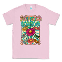Bubblegum Pink keep calm dream on Classic Tee - CowhideDigitalArt