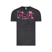 Vintage Black It's Freezin Season Pink Christmas Vintage Tee - RanaPortraitStore