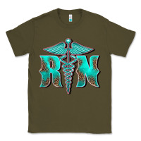Army Green registered medical symbol nurse Classic Tee - BarkalooDesign