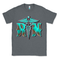 Charcoal Heather registered medical symbol nurse Classic Tee - BarkalooDesign