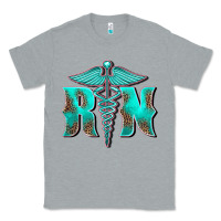 Heather Grey registered medical symbol nurse Classic Tee - BarkalooDesign
