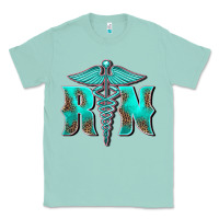 Seafoam registered medical symbol nurse Classic Tee - BarkalooDesign