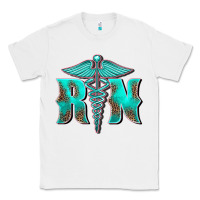 White registered medical symbol nurse Classic Tee - BarkalooDesign