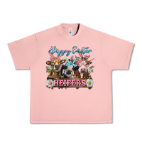 Salmon Happy Easter Heifers Urban Heavy Tee - RanaPortraitStore