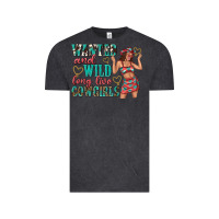 Vintage Black wanted and wild long live cowgirls Vintage Tee - texasbilliewilder