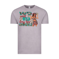Vintage Zinc wanted and wild long live cowgirls Vintage Tee - texasbilliewilder