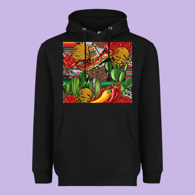 Mexican Cacti Heavyweight Hoodie Designed By Artiststas